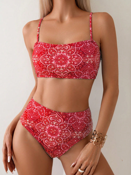 Biquíni com Estampa Tropical G2