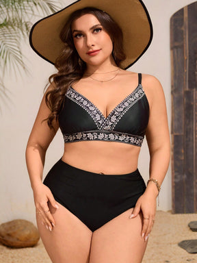 Conjunto Plus Size Com Transparência Aurora