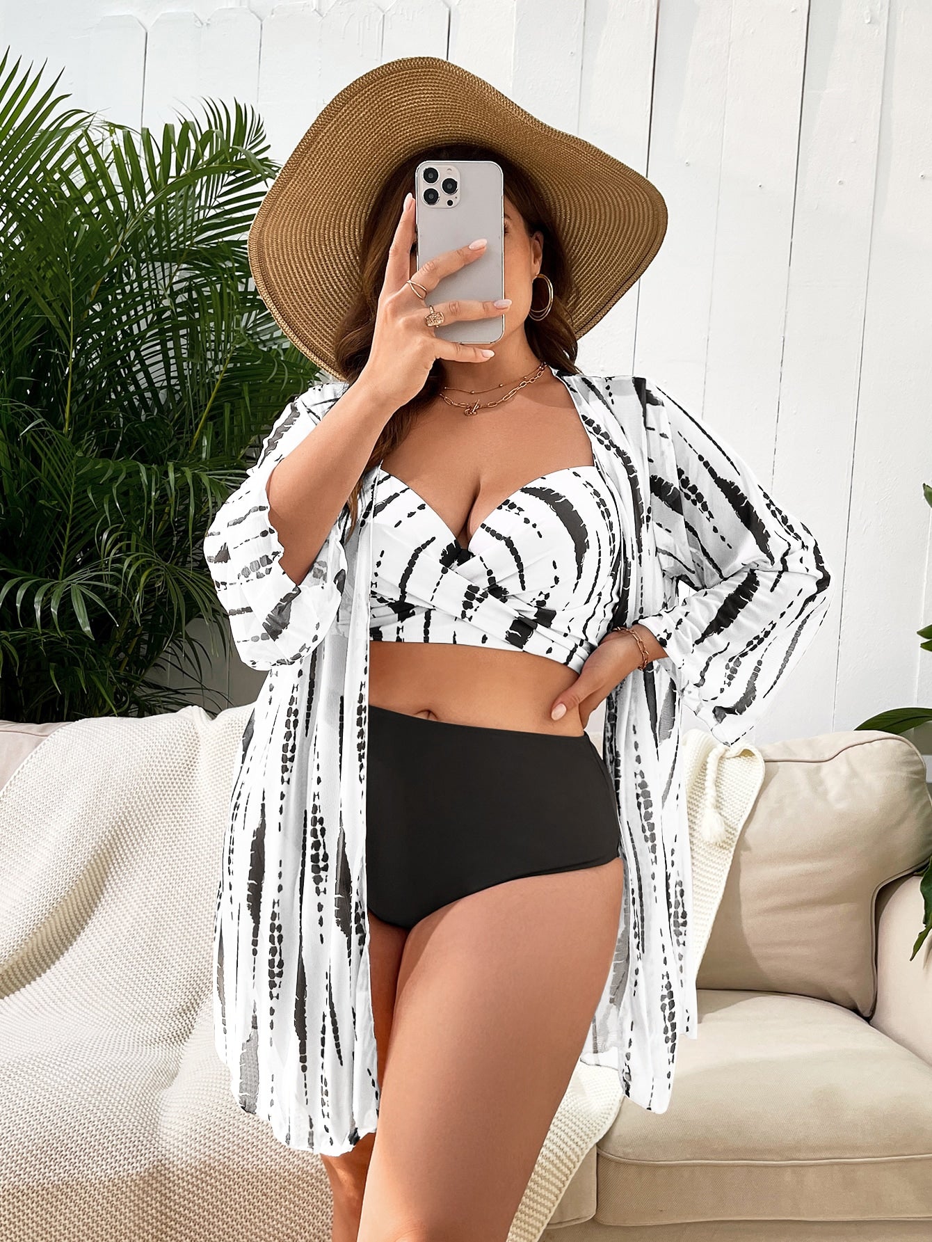 Conjunto 3 Peças Plus Size Rebeca G4