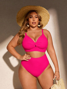 Biquíni Plus Size Giulia G4 Rosa