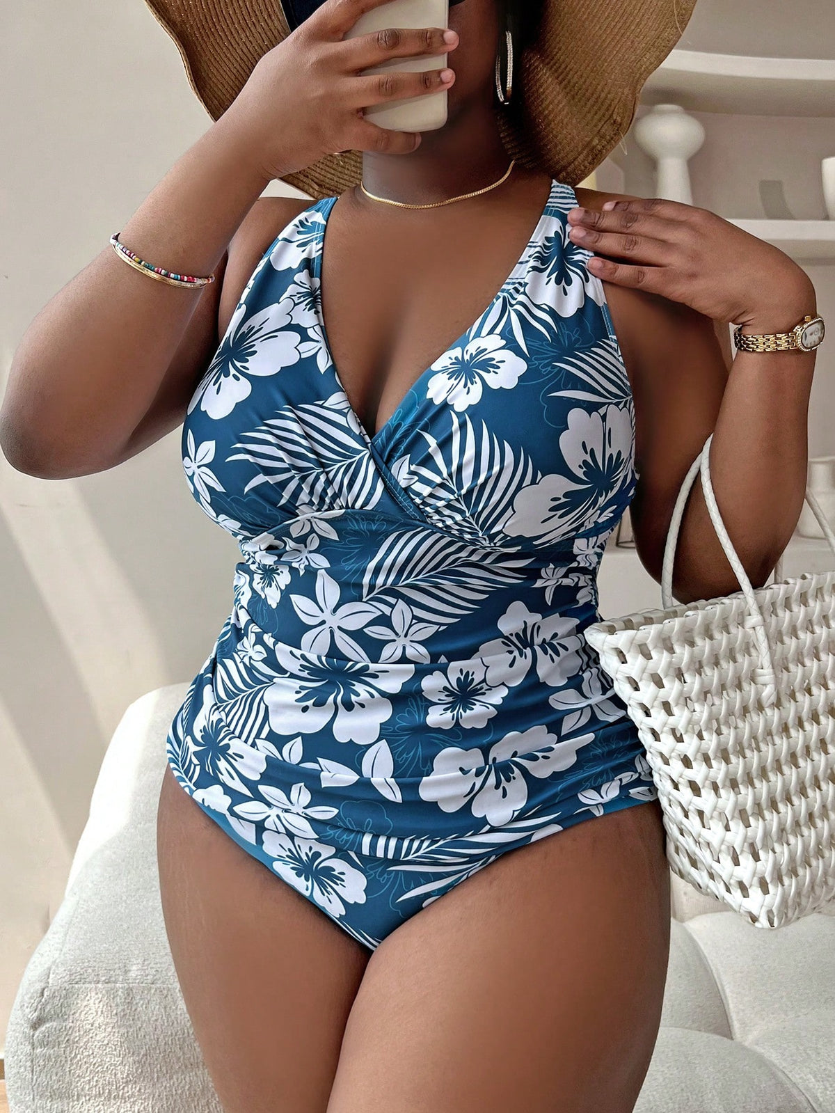 Tankini Plus Size Cruzado Ana