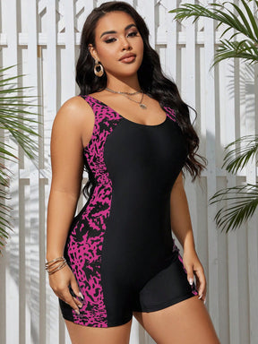 Maiô Plus Size Grazi - Ideal para Natação e Hidroginástica