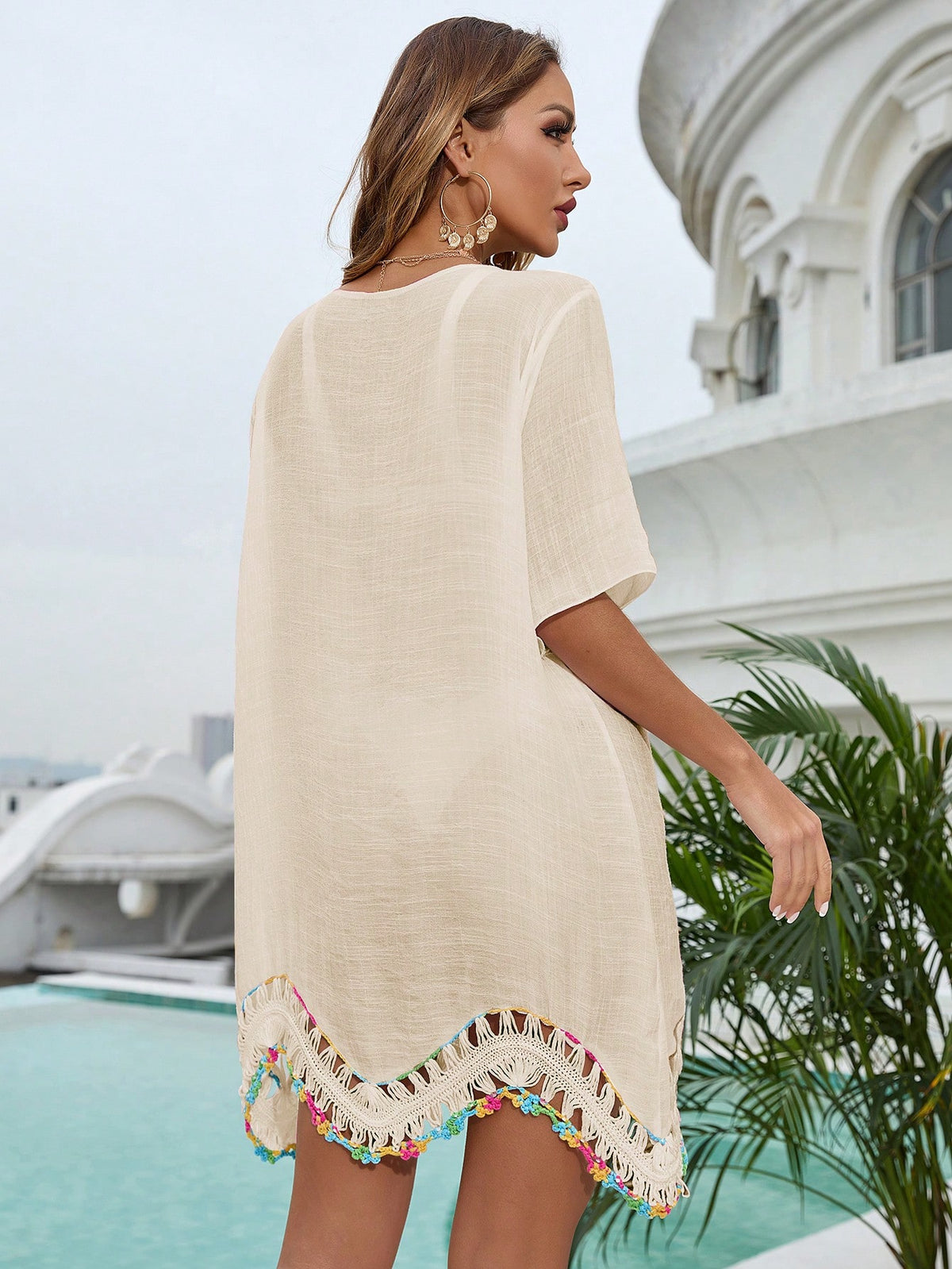 Saída de Praia Crochê Adelaide P