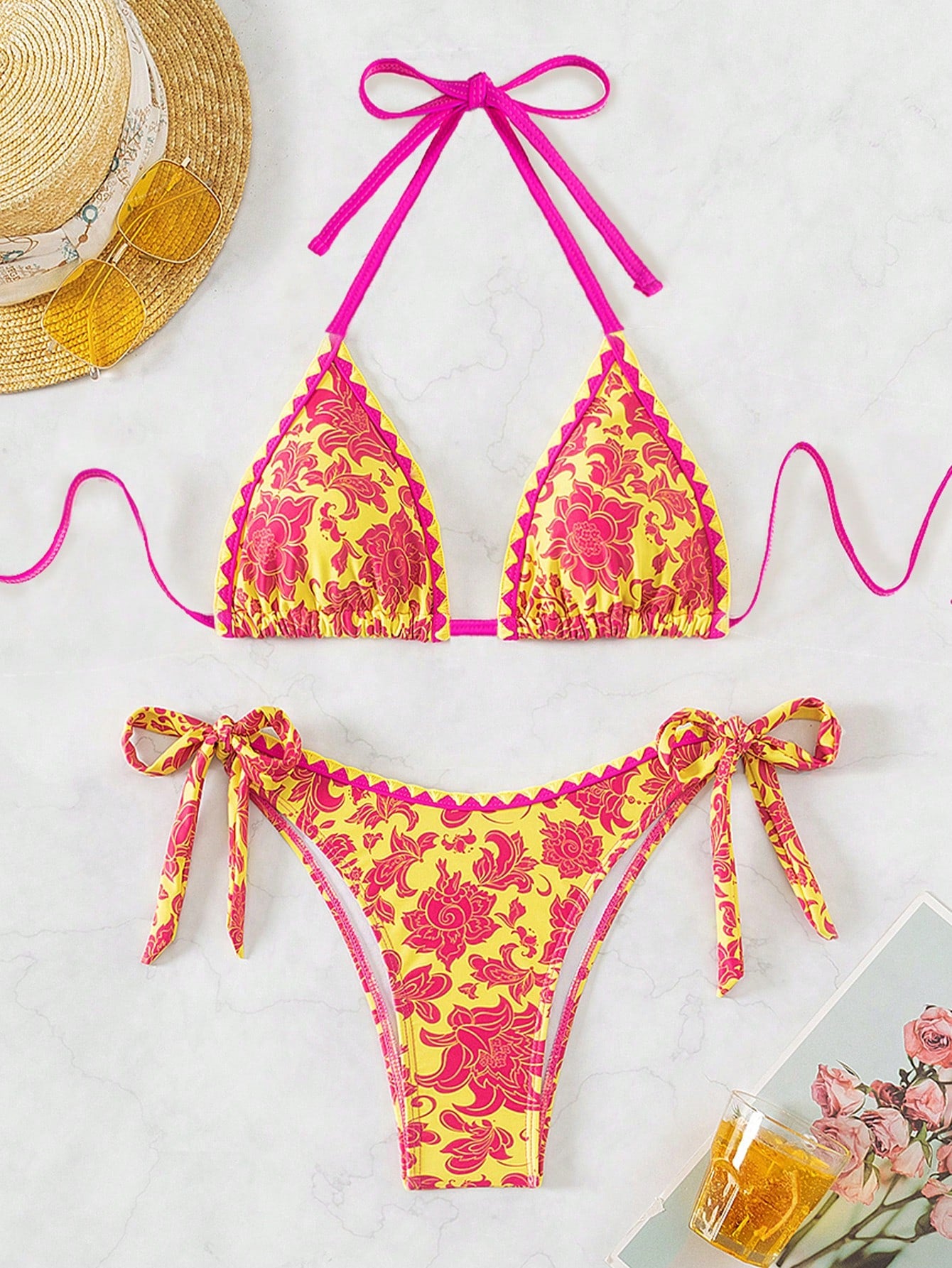 Biquíni Halter Bloom