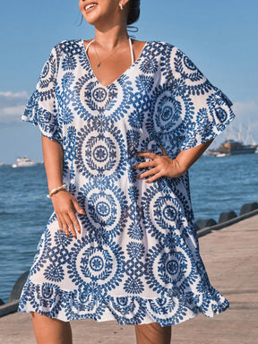 Saída de Praia Plus Size Sunset Glow