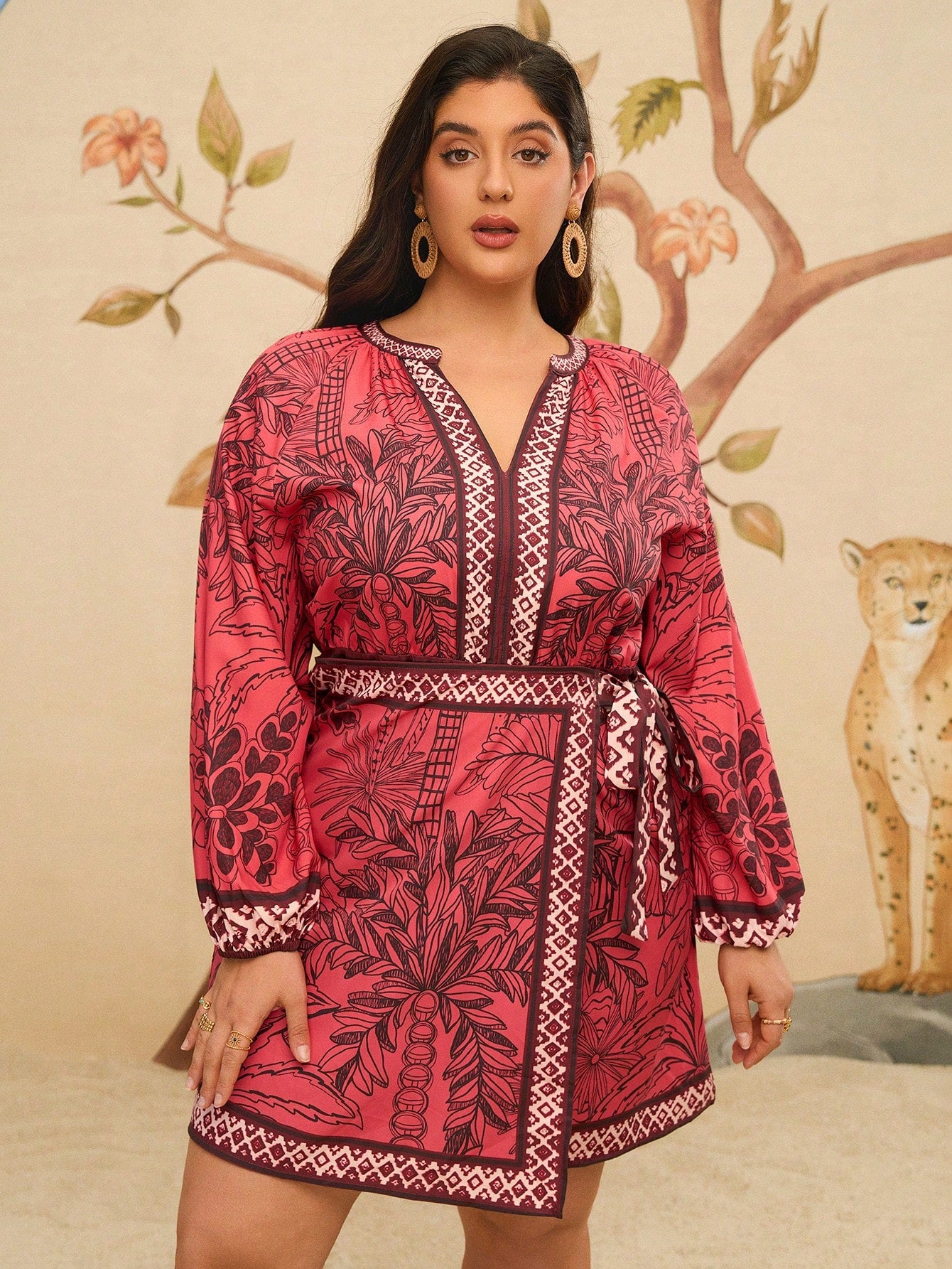 Vestido Plus Size Tribal