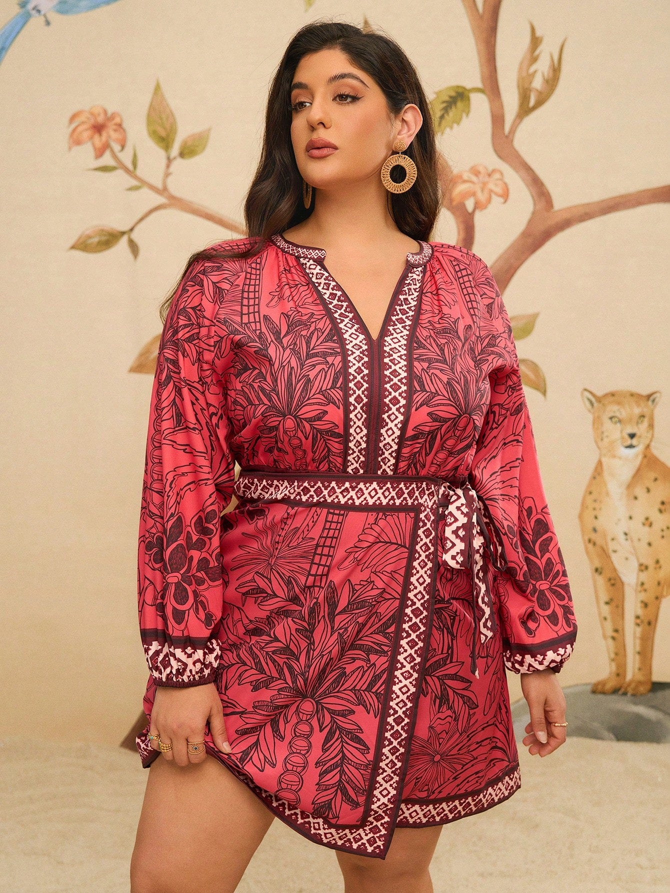 Vestido Plus Size Tribal