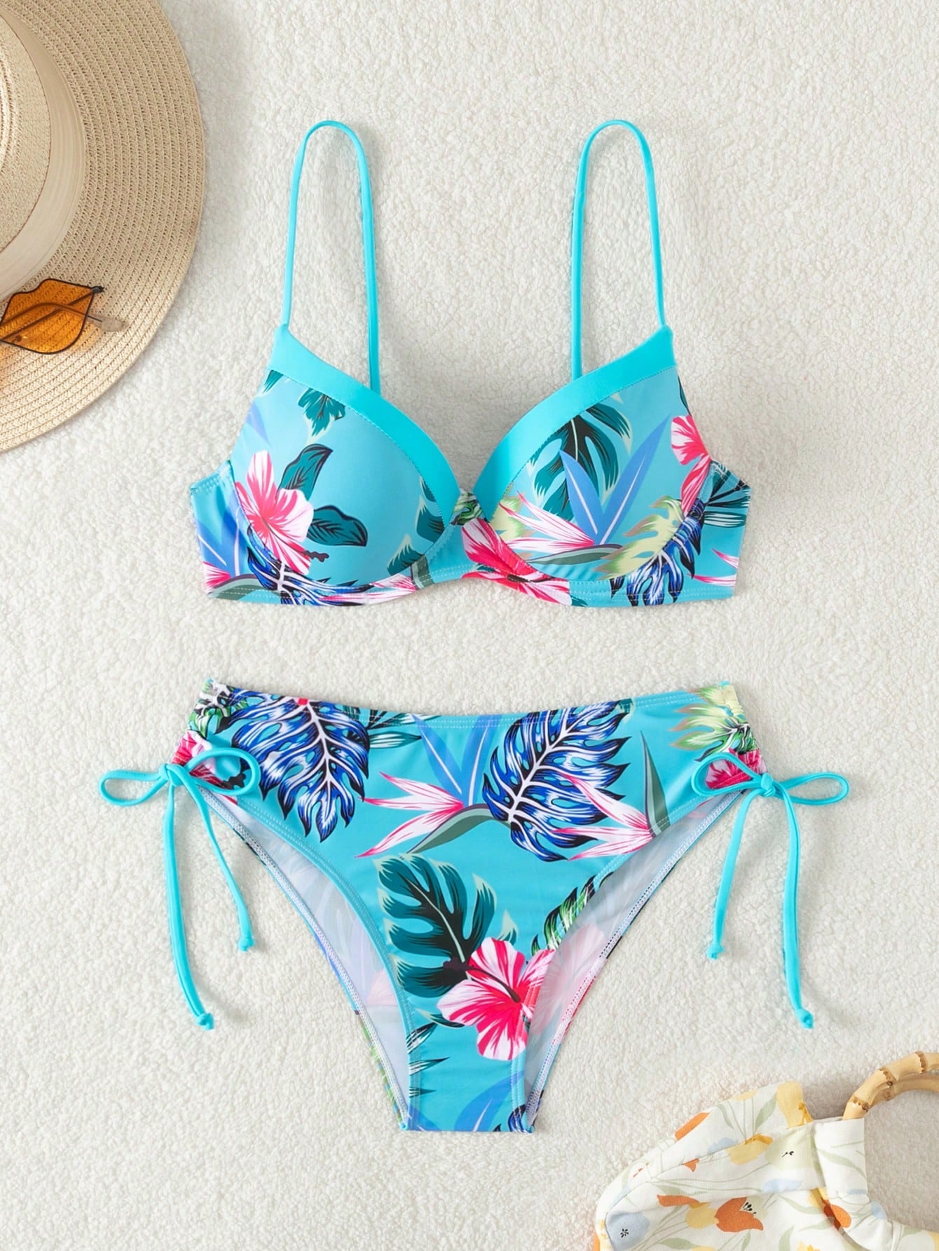 Biquíni Tropical Celine Azul Claro G