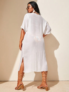 Saída de Praia Plus Size Anastasia