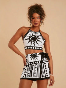 Conjunto Verão Estampado Juliana