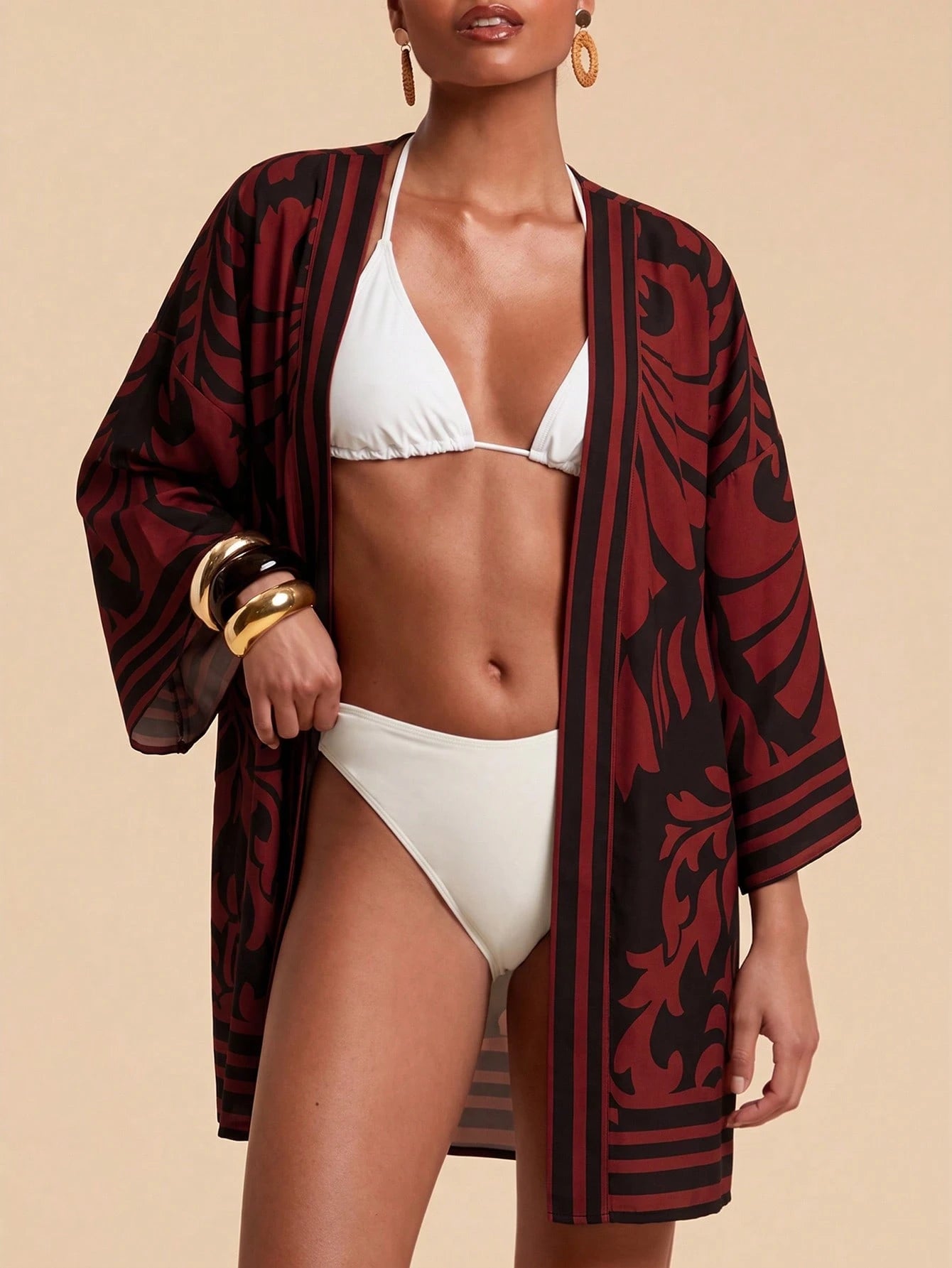 Kimono Luxo Verão Nina