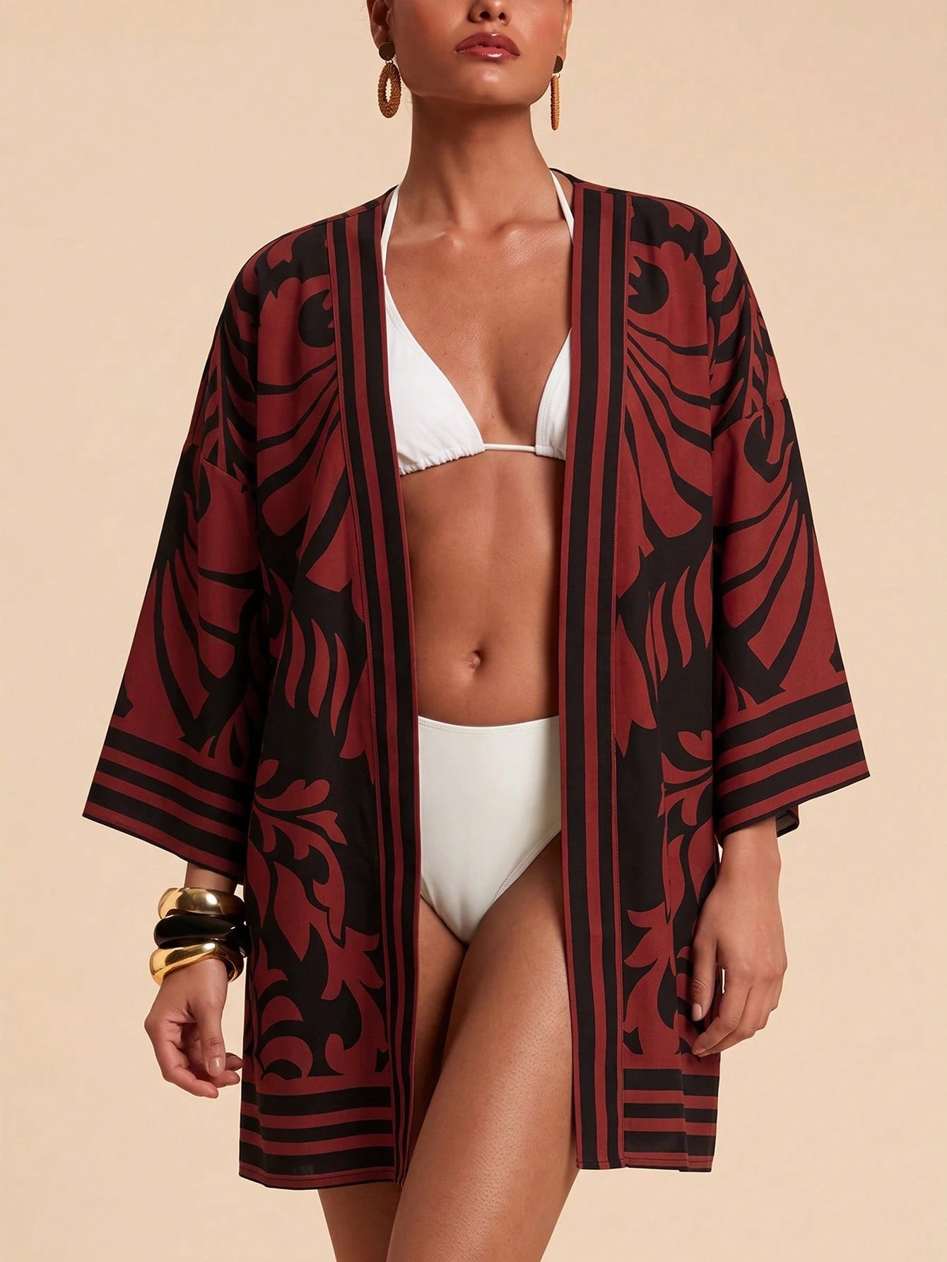 Kimono Luxo Verão Nina