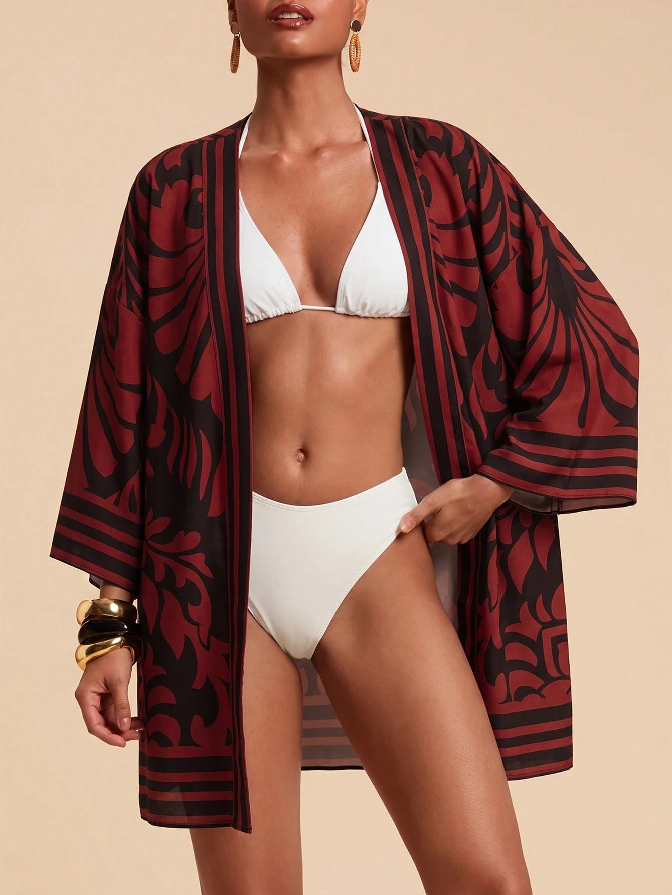Kimono Luxo Verão Nina