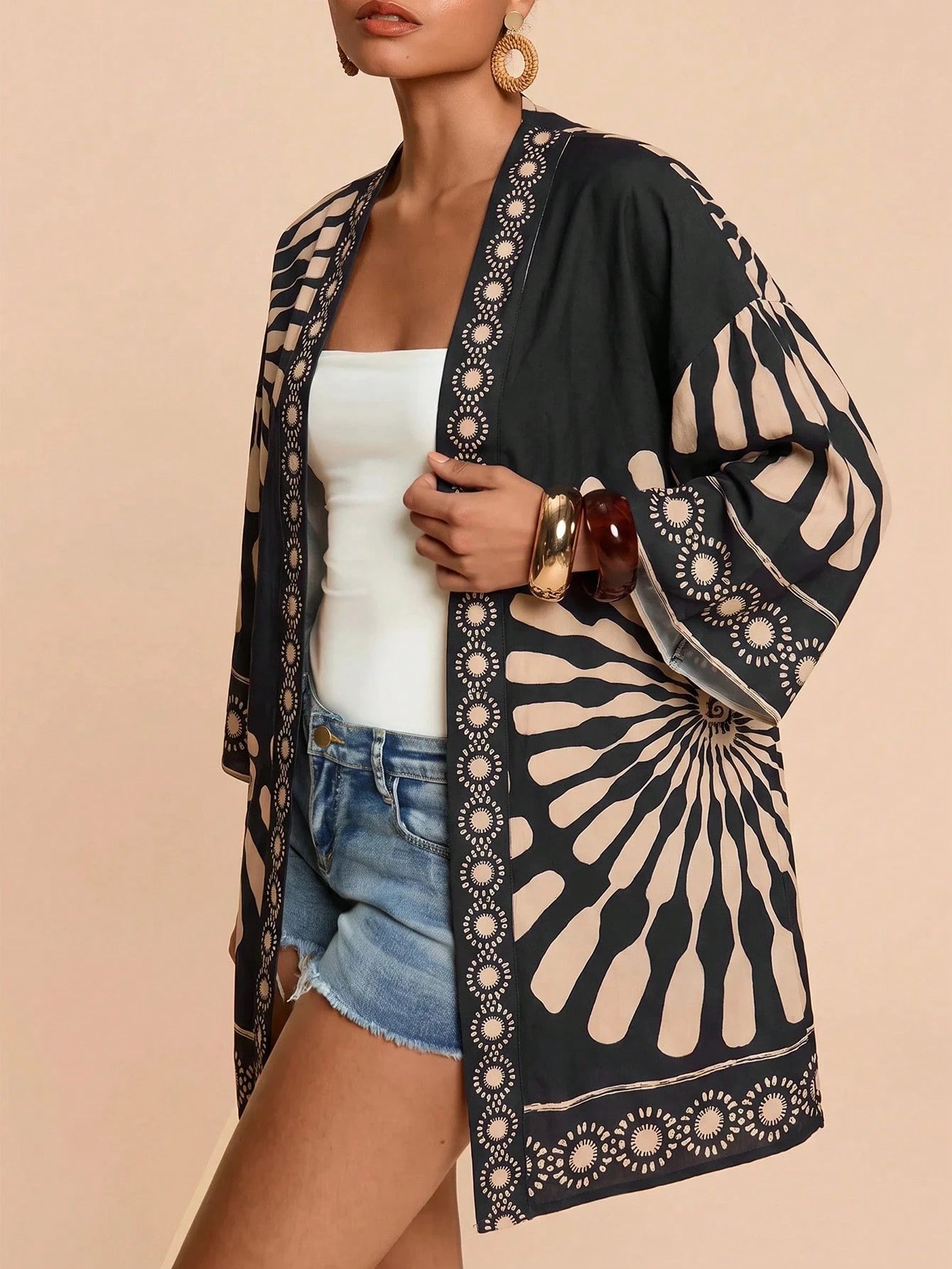 Kimono Luxo Verão Nina
