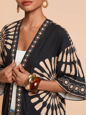 Kimono Luxo Verão Nina