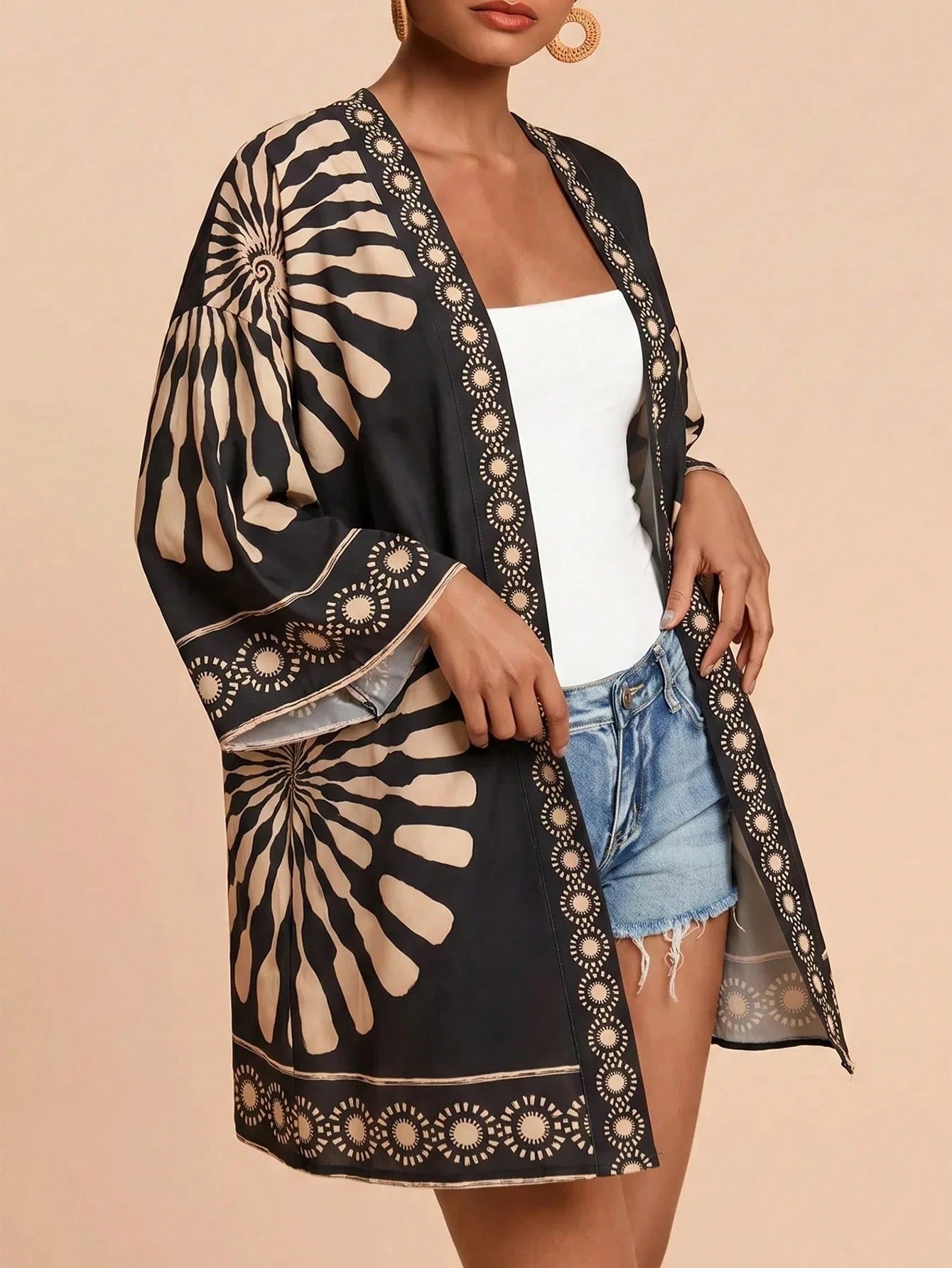 Kimono Luxo Verão Nina