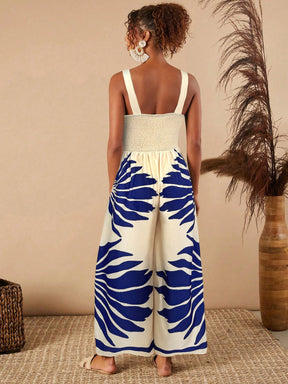 Macacão Pantalona Pamela Estampado