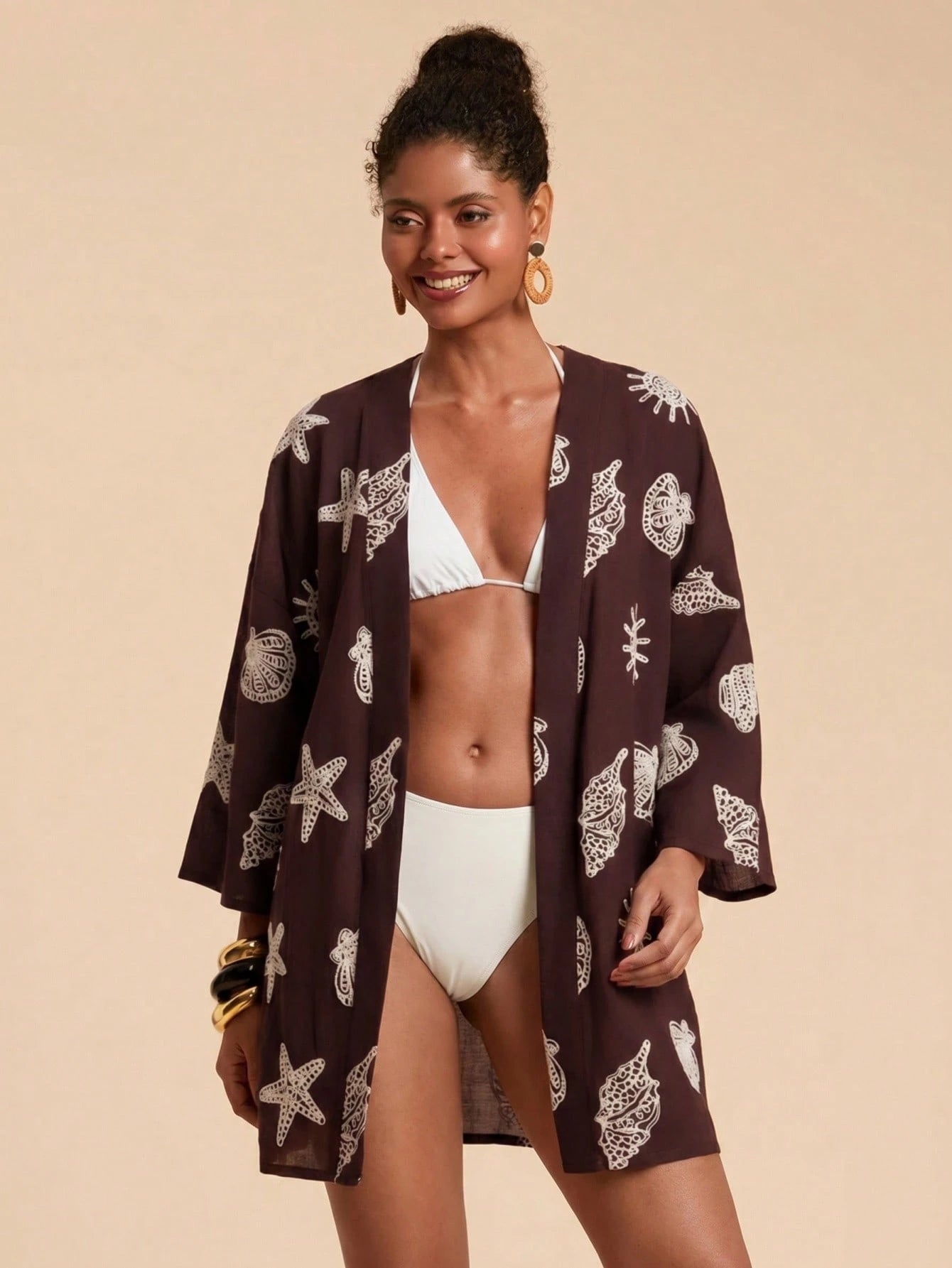 Kimono Luxo Verão Nina