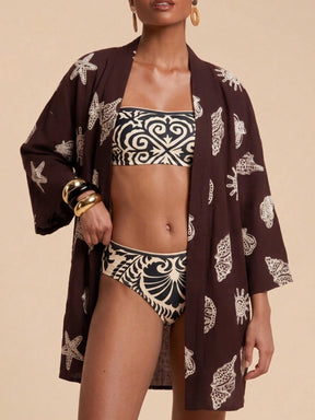 Kimono Luxo Verão Nina