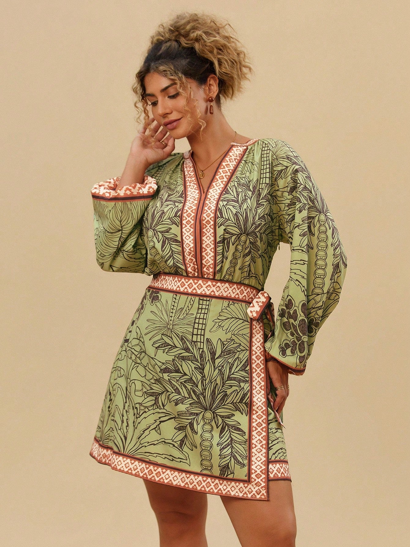 Vestido Plus Size Tribal