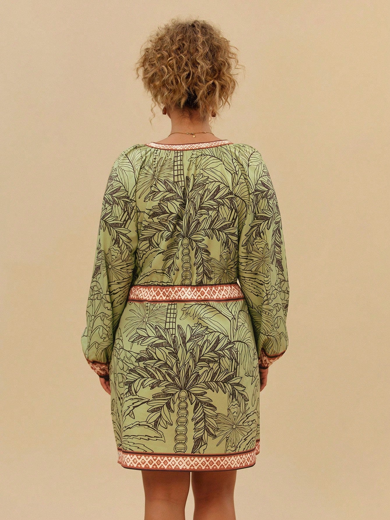 Vestido Plus Size Tribal