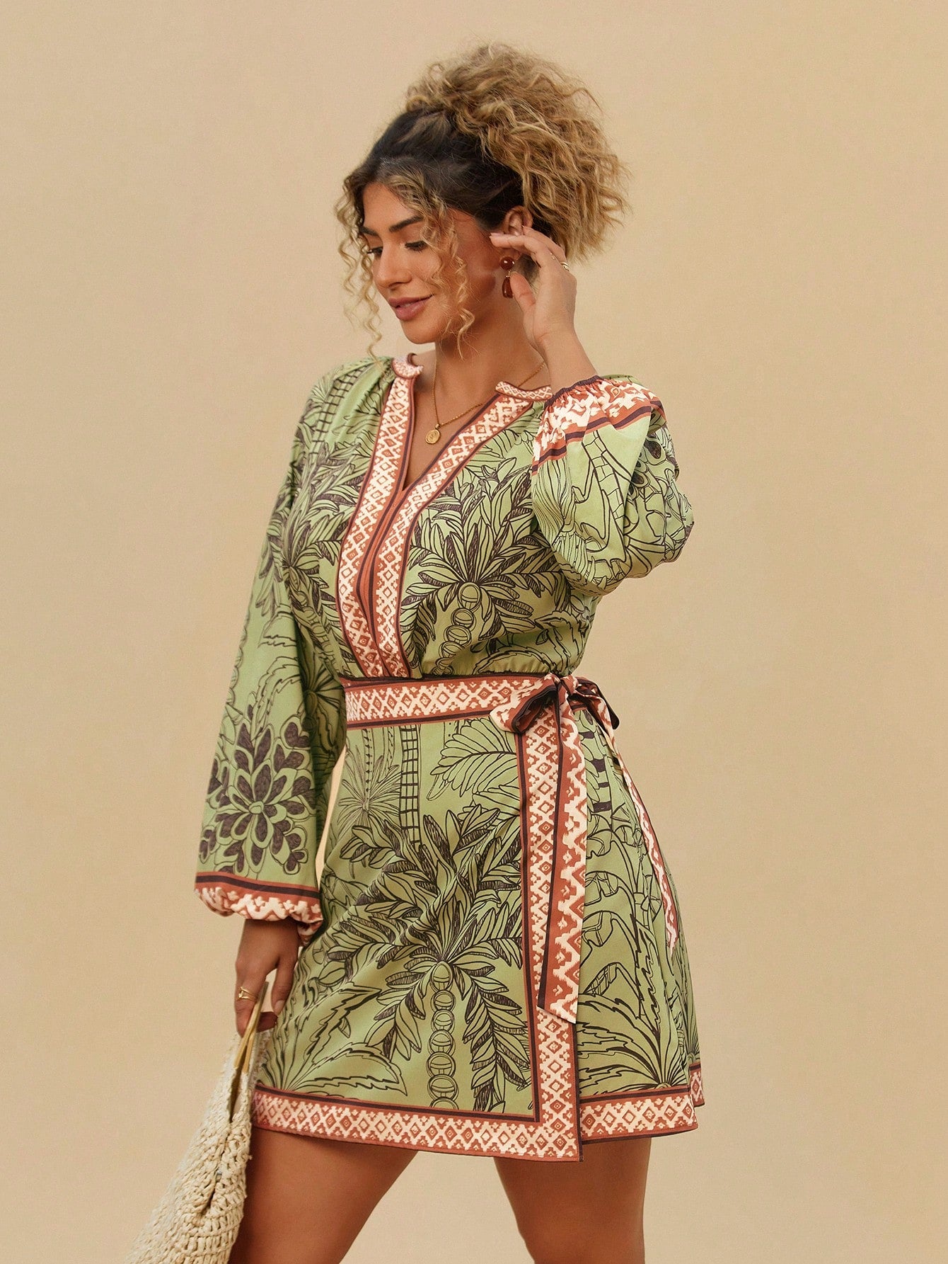 Vestido Plus Size Tribal