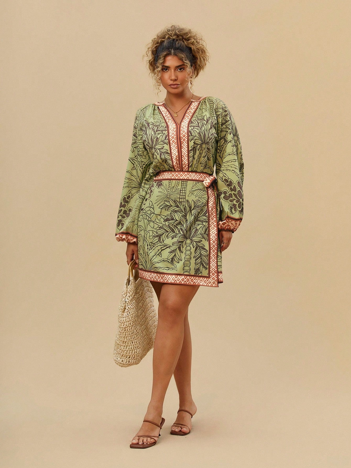 Vestido Plus Size Tribal