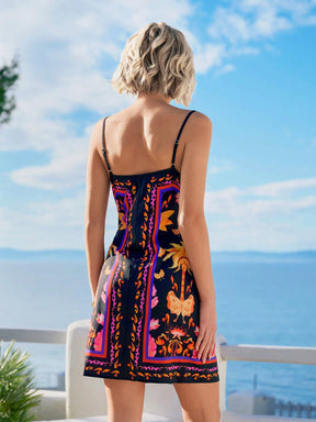 Saída de Praia Envelope Estampada Beatrice