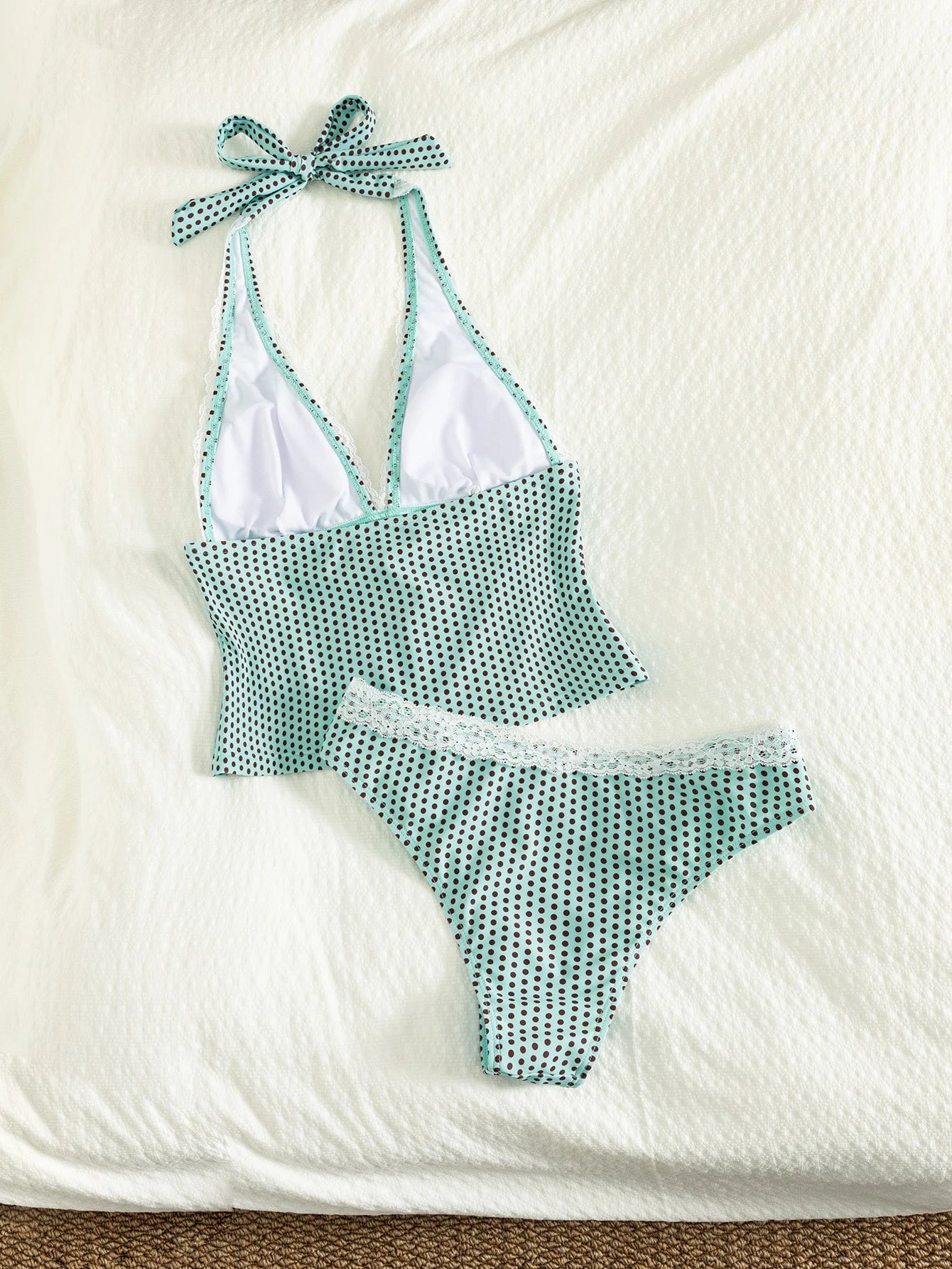 Tankini Minimalista com Renda Leticia