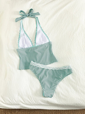 Tankini Minimalista com Renda Leticia