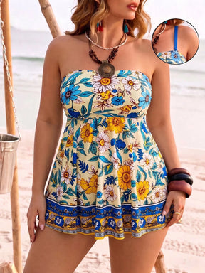 Tankini Floral Plus Size Camille