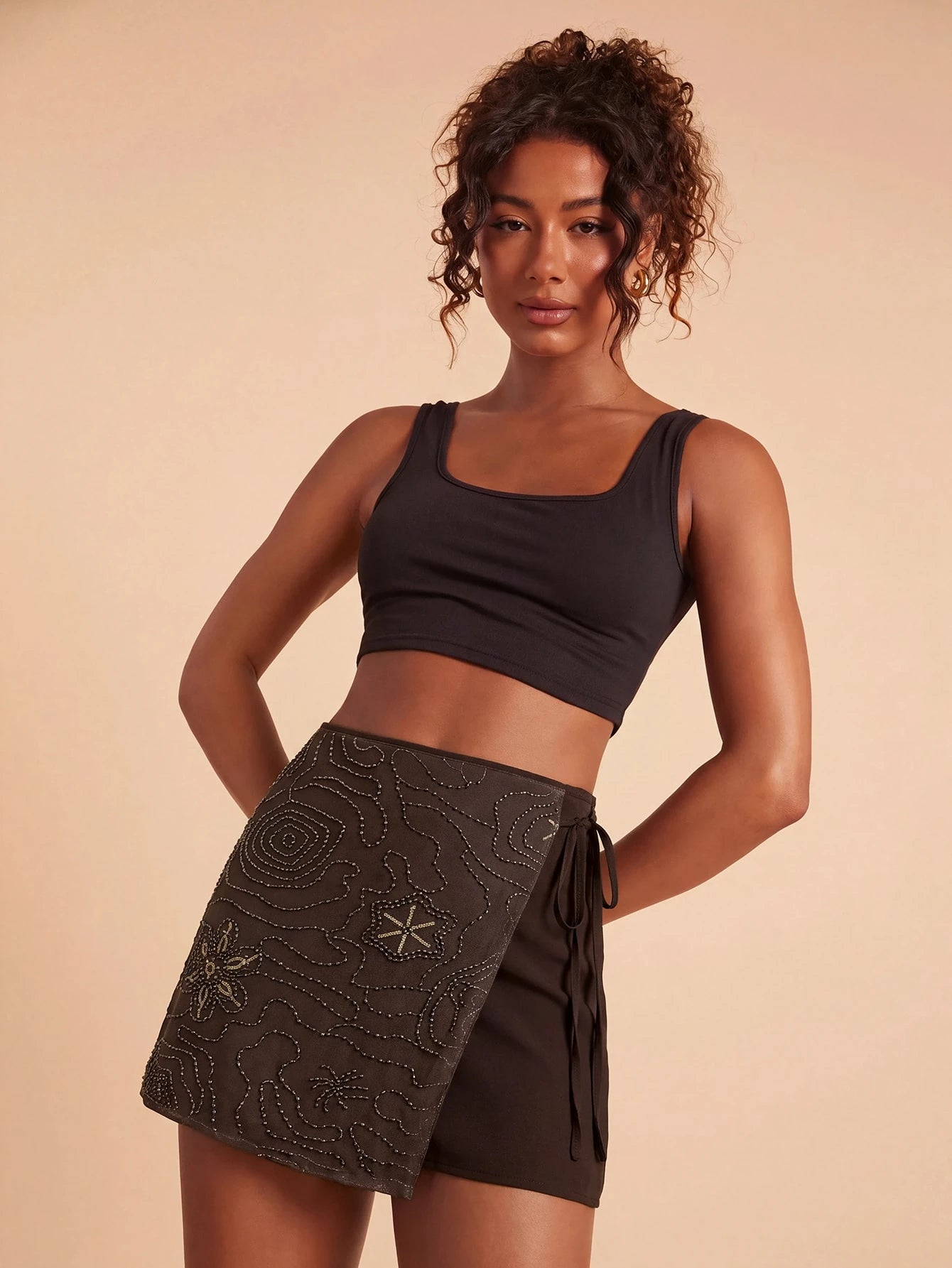 Skort Tropical Elegante Camille