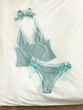 Tankini Minimalista com Renda Leticia