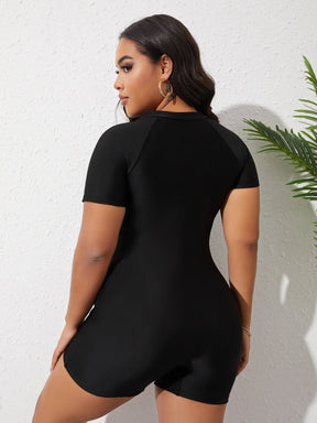 Maiô de Natação/Hidroginástica Plus Size Johanna